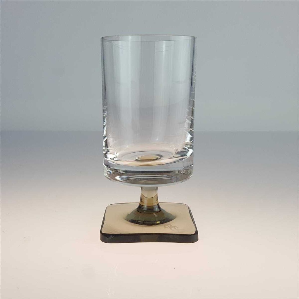 [160509526] Likörglas Rosenthal Rauchglas Georg Jensen Berlin Eckiger Fuß gebraucht - sehr gut Bild 2