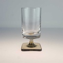 [160509526] Likörglas Rosenthal Rauchglas Georg Jensen Berlin Eckiger Fuß gebraucht - sehr gut Bild 2