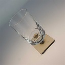 [160509526] Likörglas Rosenthal Rauchglas Georg Jensen Berlin Eckiger Fuß gebraucht - sehr gut Bild 3