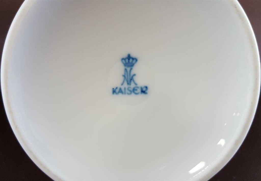 [1607050076] Muschelvase 21,5 cm AK Kaiser Porzellan gebraucht - sehr gut Bild 3