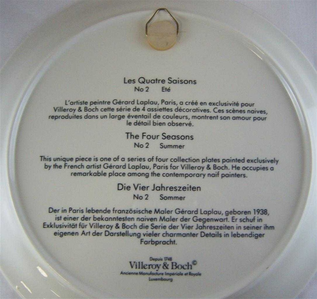 [1607060091] Wandteller Villeroy & Boch gebraucht - gut Bild 3