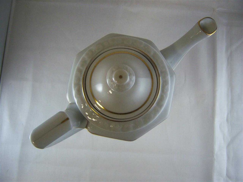[1607060095] Kaffeekanne Goldrand Rosenthal Maria Weiß gebraucht - gut Bild 6