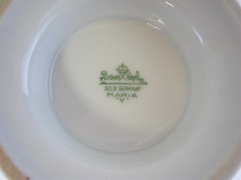 [1607060095] Kaffeekanne Goldrand Rosenthal Maria Weiß gebraucht - gut Bild 7