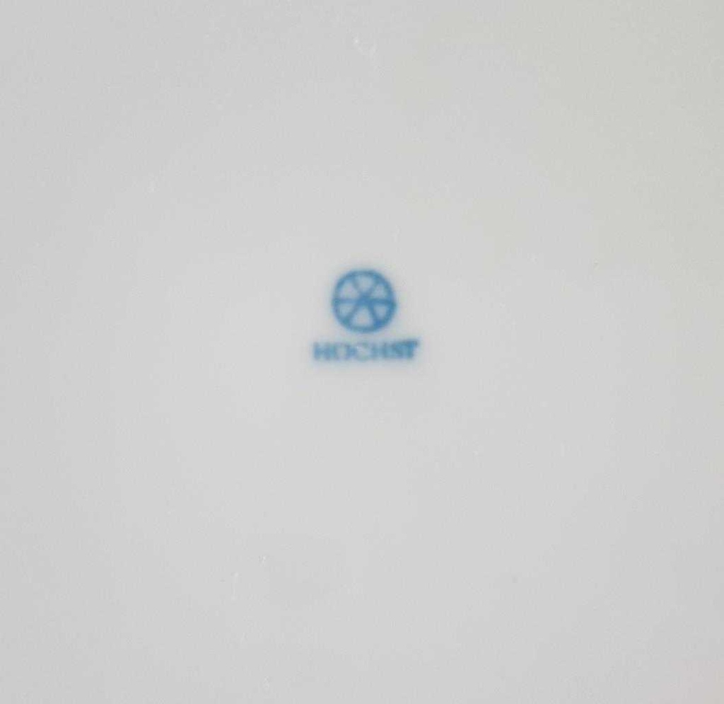 [16071600116] Deckeldose Bonboniere Höchst Weiß gebraucht - sehr gut Bild 2