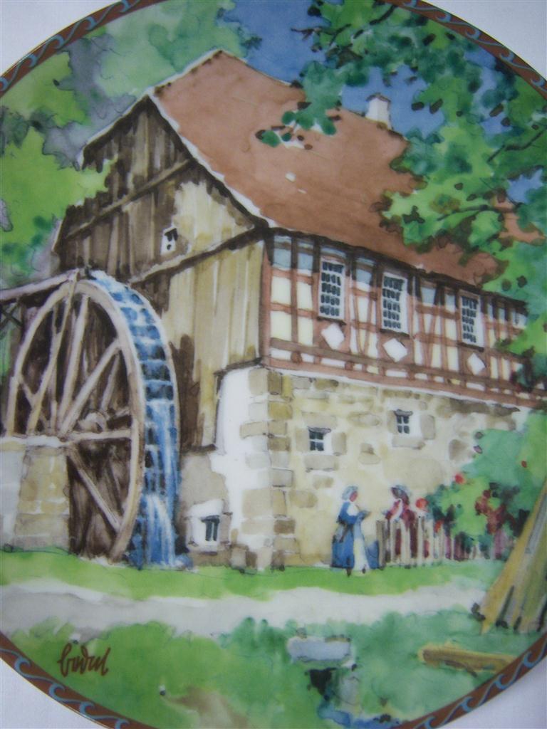[16071900131] Wandteller 19,8 cm Königszelt Porzellan gebraucht - sehr gut Bild 2