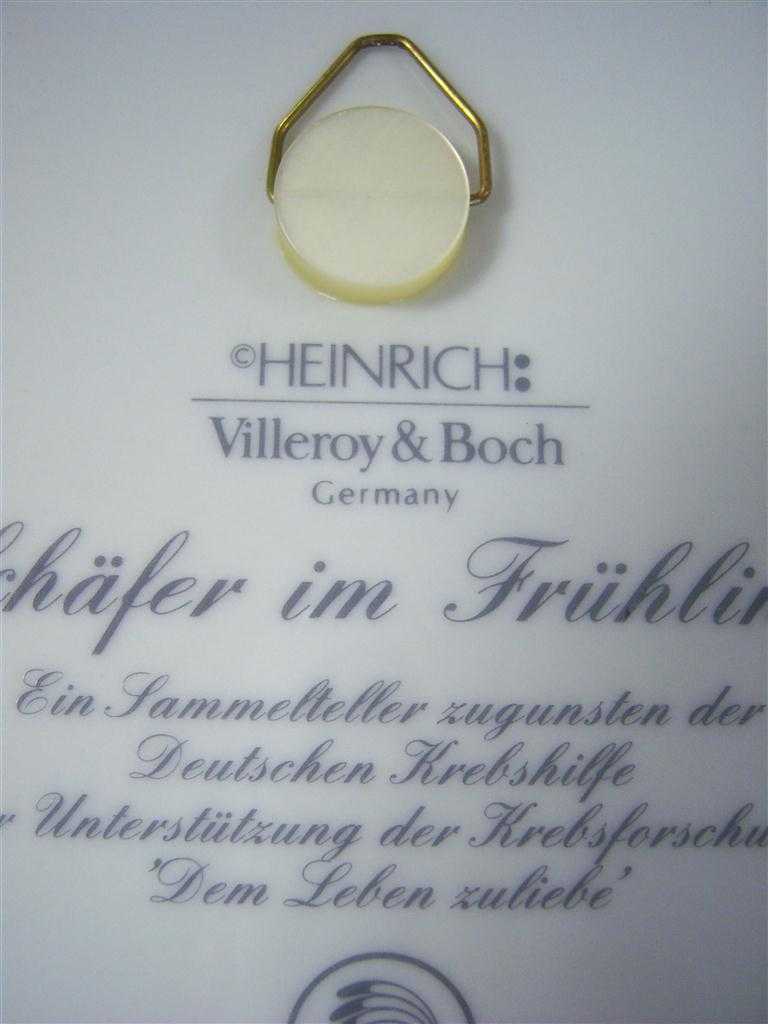 [16072100142] Wandteller Villeroy & Boch Heinrich Sammelteller gebraucht - sehr gut Bild 3