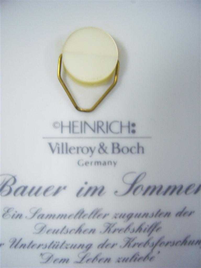 [16072100143] Wandteller Villeroy & Boch Heinrich Sammelteller gebraucht - sehr gut Bild 3
