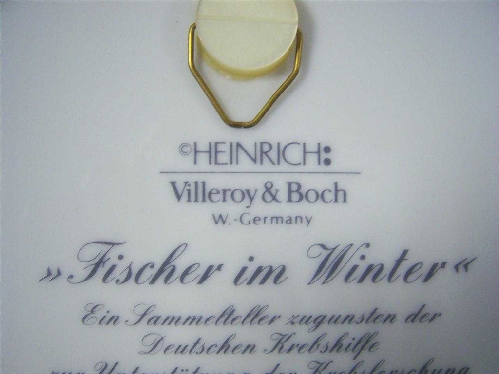 [16072100146] Wandteller Villeroy & Boch Heinrich Sammelteller gebraucht - sehr gut Bild 4