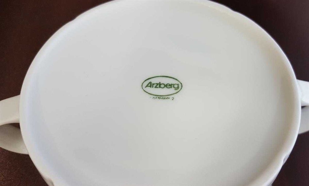 [16072100152] Untertasse für Suppe 17,5 cm Arzberg Corso Weiß gebraucht - sehr gut Bild 3