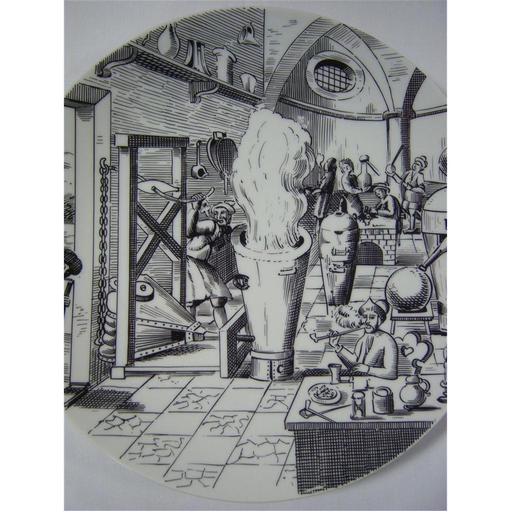 [16072500162] Sammelteller Porzellan CHEMISCHES LABORATORIUM DES 18. JAHRHUNDERTS Bild 2