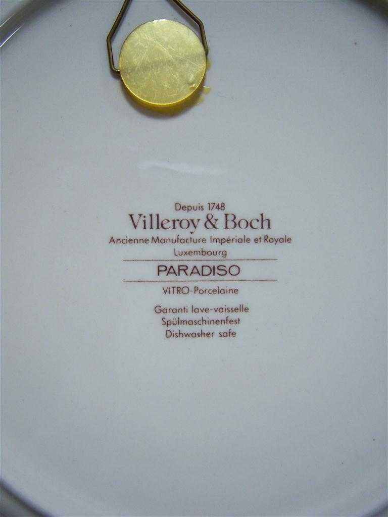[16080800214] Wandteller Villeroy & Boch Paradiso gebraucht - gut Bild 3