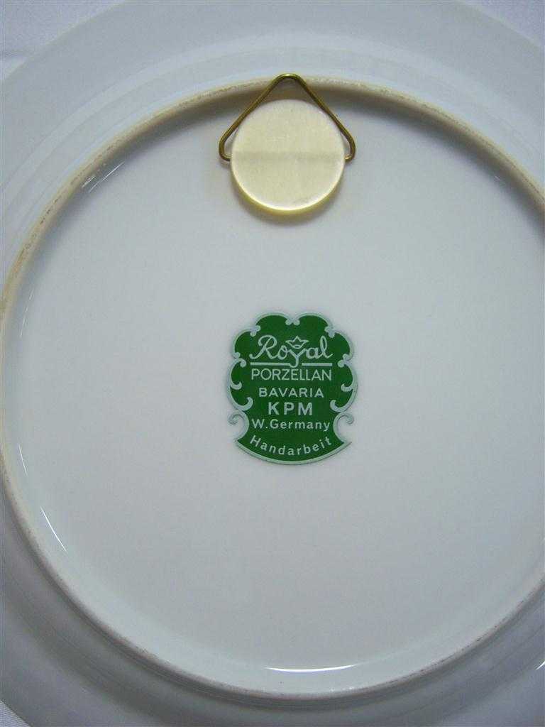 [16081500267] Wandteller Sammelteller Bavaria 19,5 cm Royal KPM gebraucht - sehr gut Bild 3