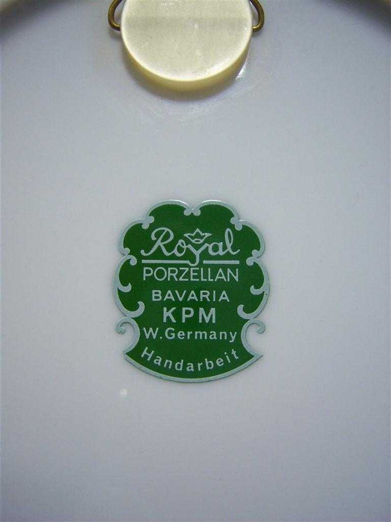 [16081500267] Wandteller Sammelteller Bavaria 19,5 cm Royal KPM gebraucht - sehr gut Bild 4