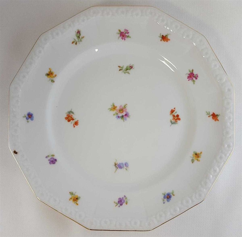 [16081500274] Kuchenteller Dessertteller Frühstücksteller Rosenthal Maria Streublume II. Wahl gebraucht - gut Bild 5