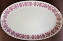 [16081800297] Servierplatte Speiseplatte Fleischplatte Steakplatte 32x21 cm Graf von Henneberg Pink Gold gebraucht - gut Bild 4
