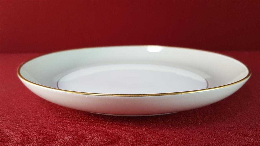 [16081900305] Kuchenteller Dessertteller Frühstücksteller Goldrand 18,2 cm Fürstenberg Alt Rose 02575 gebraucht - gut Bild 4