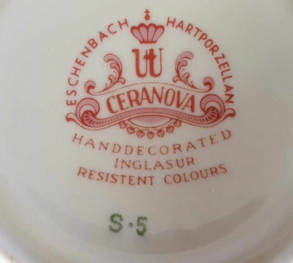 [16081900311] Mokkakanne 0,3 L Eschenbach Ceranova Asiatische Blüte gebraucht - sehr gut Bild 4
