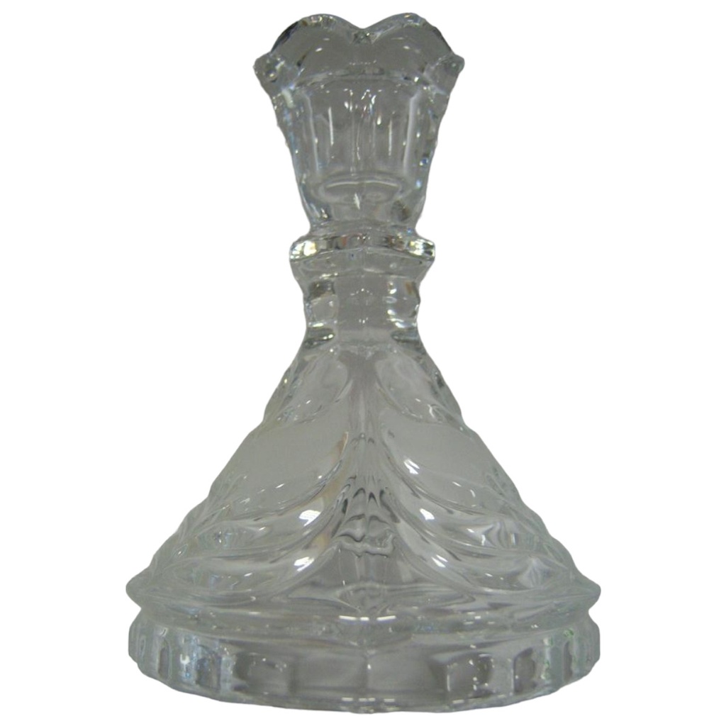 [16082200320] Kerzenhalter Kerzenleuchter 13 cm Annahütte Transparent gebraucht - neuwertig Bild 2
