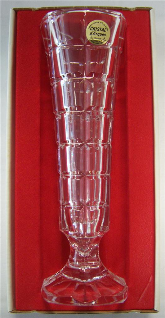 [16082600362] Vase Blumenvase 22 cm Cristal d'Arque Transparent gebraucht - sehr gut Bild 3