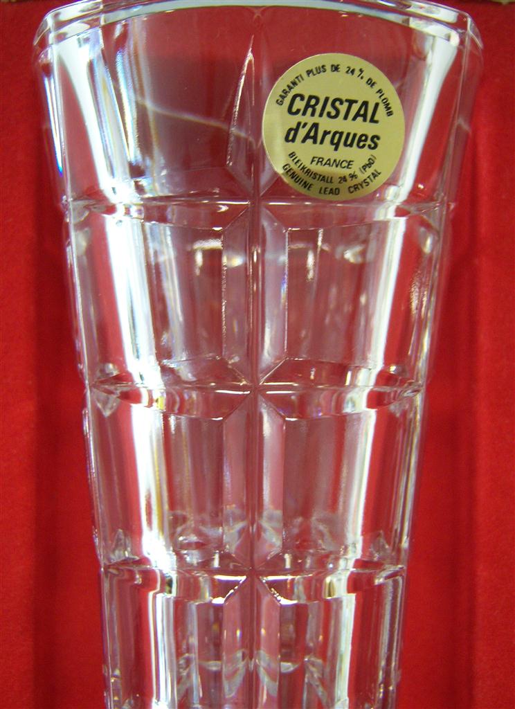 [16082600362] Vase Blumenvase 22 cm Cristal d'Arque Transparent gebraucht - sehr gut Bild 4