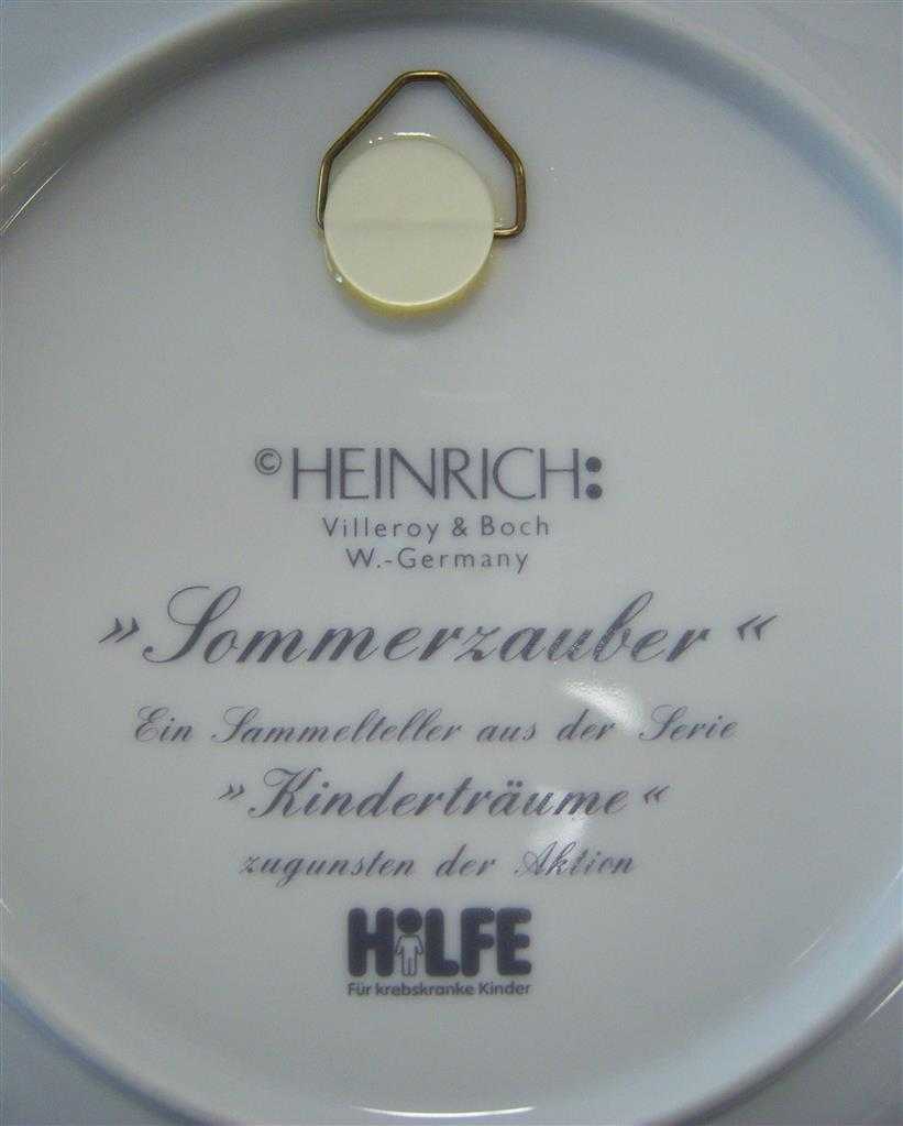 [16082900373] Wandteller Villeroy & Boch Heinrich Sammelteller gebraucht - sehr gut Bild 4