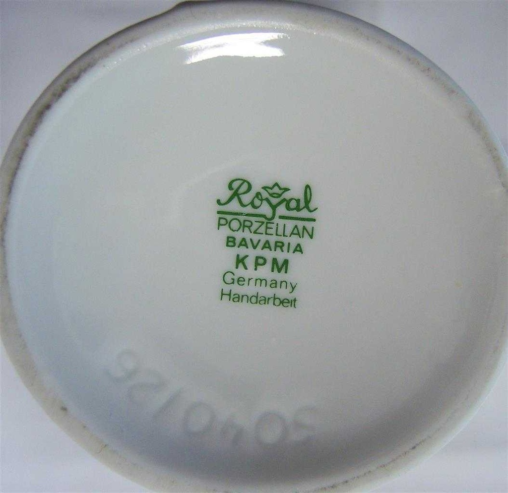 [16083100376] Vase Bavaria 25,4 cm Royal KPM gebraucht - sehr gut Bild 4
