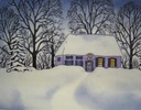 [16090100383] Kachel mit OVP Villeroy & Boch VilboCard Winterlandschaft A 90 gebraucht - sehr gut Bild 6