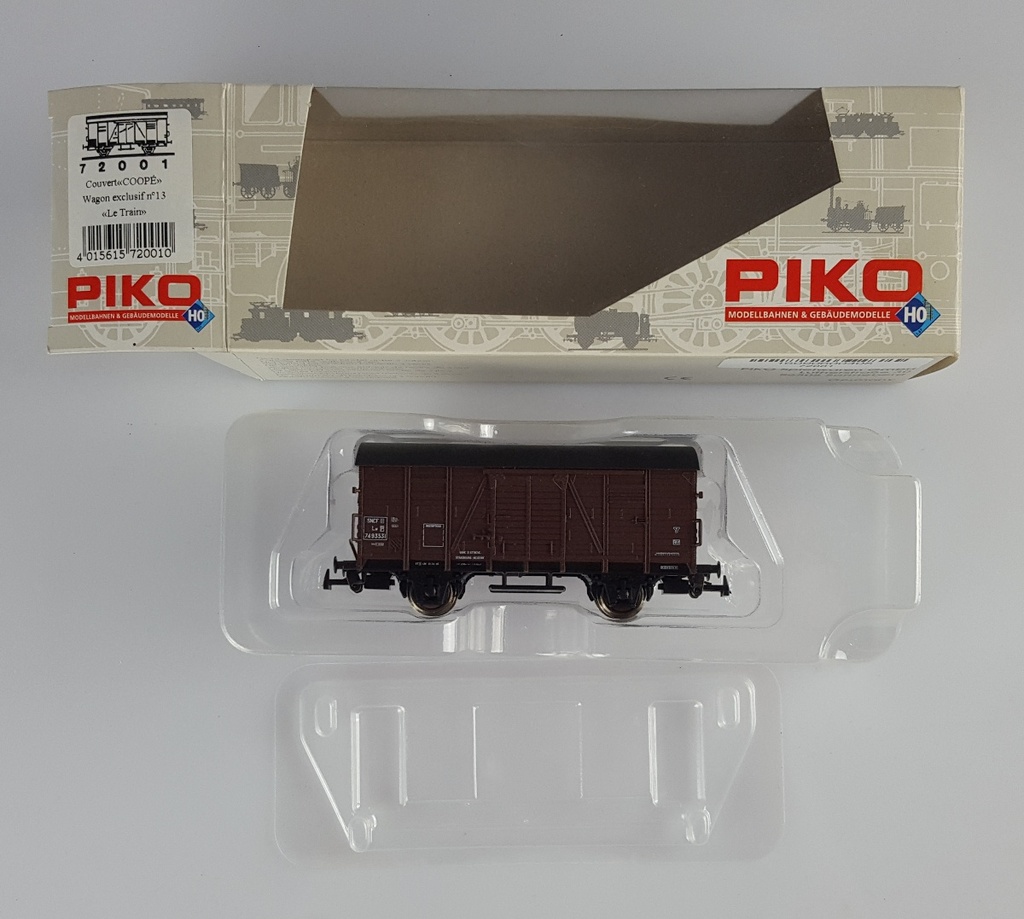 [16090600405] PIKO H0 72001 - Güterwagen Couvert Coope Le train Bild 4