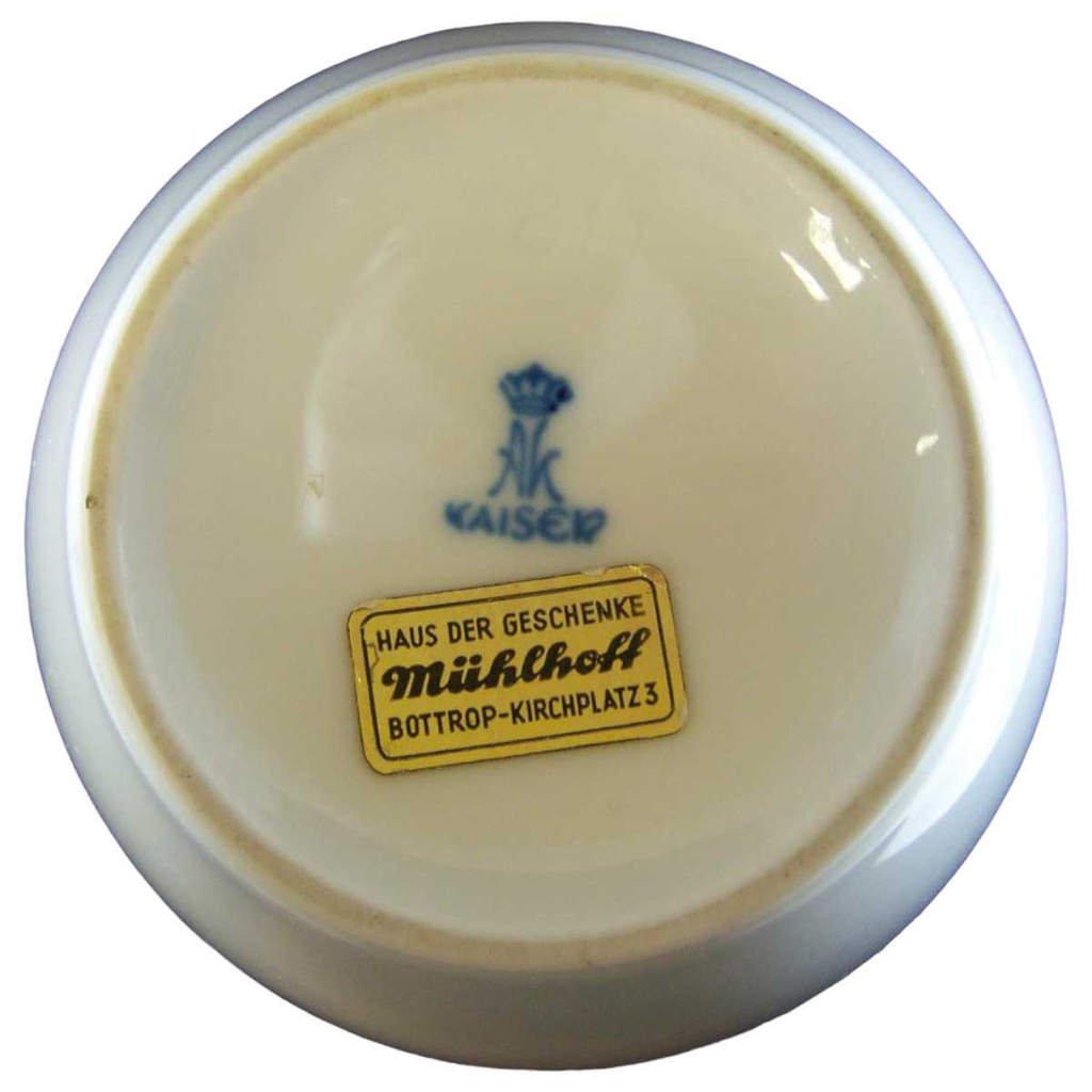 [16091200436] Vase 22 cm AK Kaiser Porzellan Weiß gebraucht - gut Bild 2