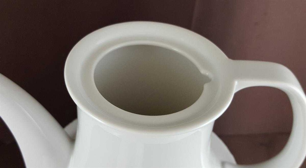 [16101059] Kaffeekanne Kanne 1,45 L Thomas Porzellan Arcta Weiß matt gebraucht - sehr gut Bild 2