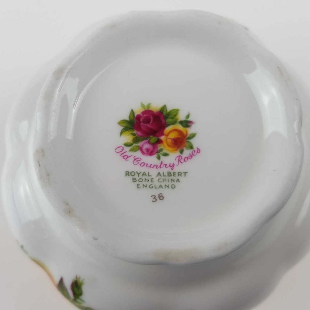 [16101378] Zuckerschale Royal Albert Old Country Roses gebraucht - sehr gut Bild 5