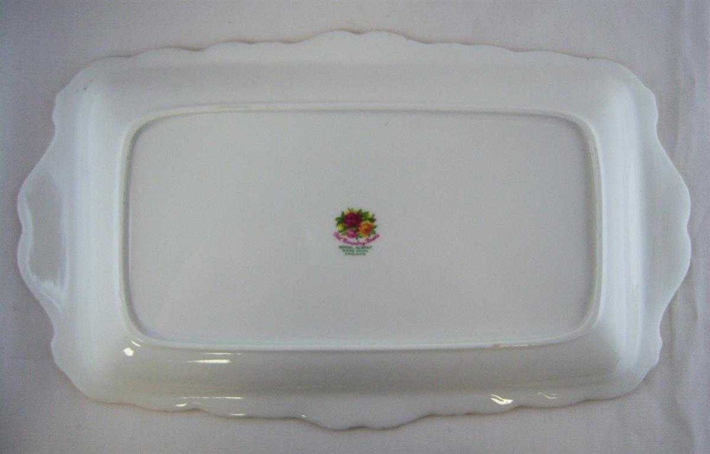 [16101379] Königskuchenplatte Royal Albert Old Country Roses gebraucht - sehr gut Bild 2