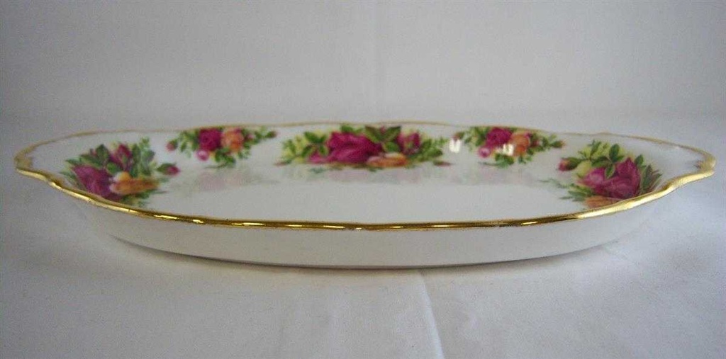 [16101380] Tablett für Milch und Zucker Royal Albert Old Country Roses gebraucht - sehr gut Bild 2