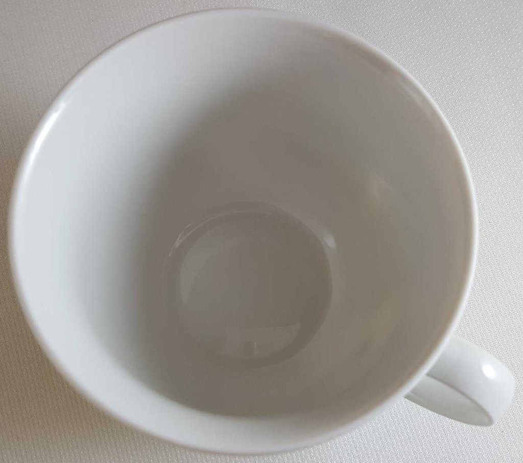 [16101396] Kaffeetasse Tasse Schirnding Bavaria Paris weiss grün gebraucht - sehr gut Bild 2
