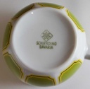 [16101396] Kaffeetasse Tasse Schirnding Bavaria Paris weiss grün gebraucht - sehr gut Bild 3