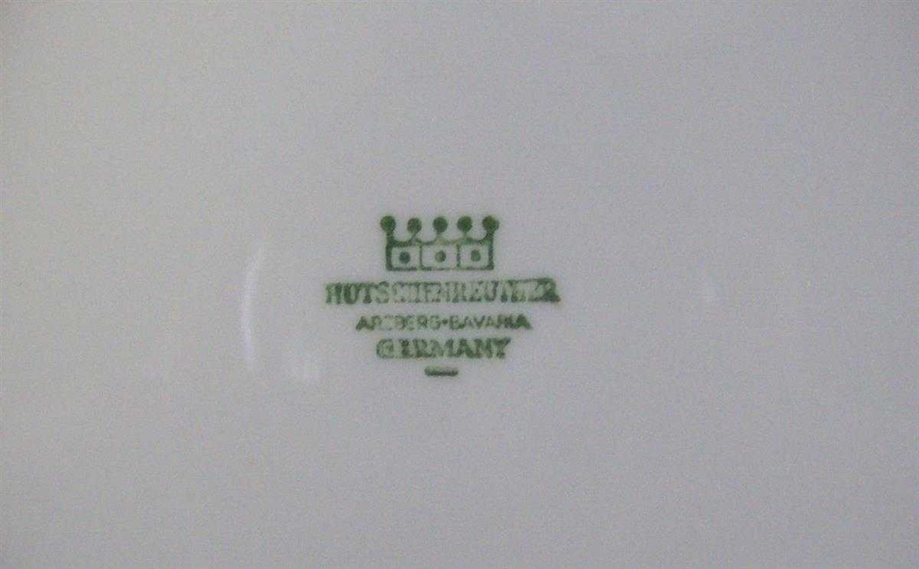 [161017110] Kuchenteller Hutschenreuther Petra Relief Weiß gebraucht - gut Bild 3