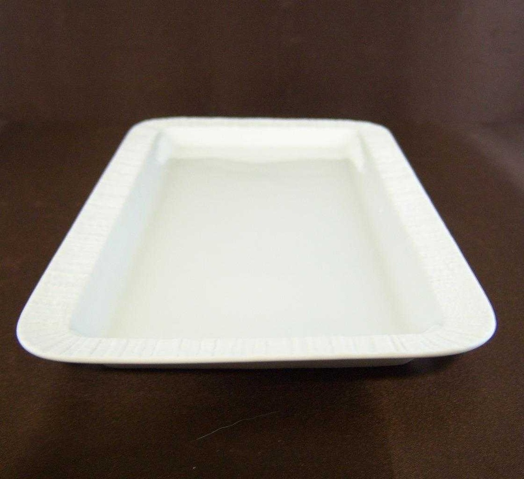 [161017117] Fleischplatte Steakplatte 33,8x17,6 cm Thomas Porzellan Arcta Weiß matt gebraucht - sehr gut Bild 5