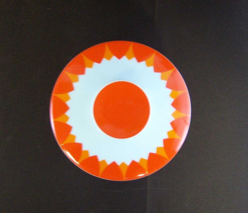 [161017121] Zuckerdose Thomas Porzellan Arcta Orange gebraucht - sehr gut Bild 2