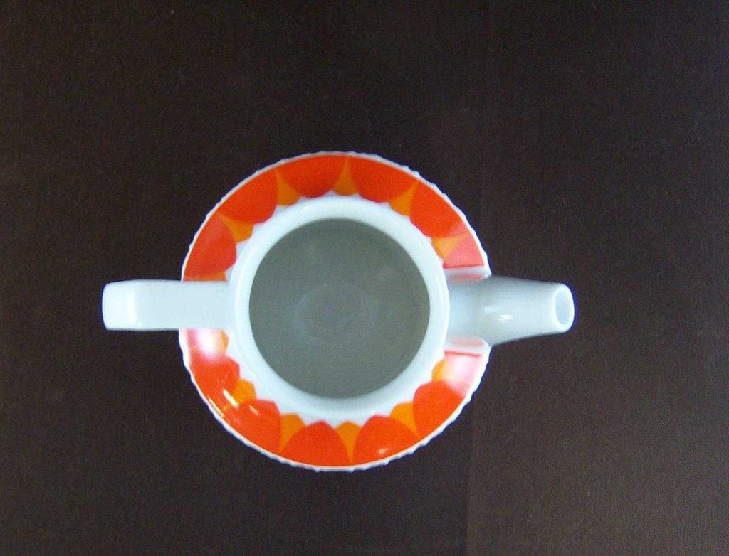 [161017122] Milchkännchen Thomas Arcta Orange Weiß gebraucht - sehr gut Bild 2