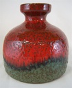 [161020137] Vase Blumenvase Henkelvase Henkelkrug 14,5 cm Fat Lava gebraucht - sehr gut Bild 3