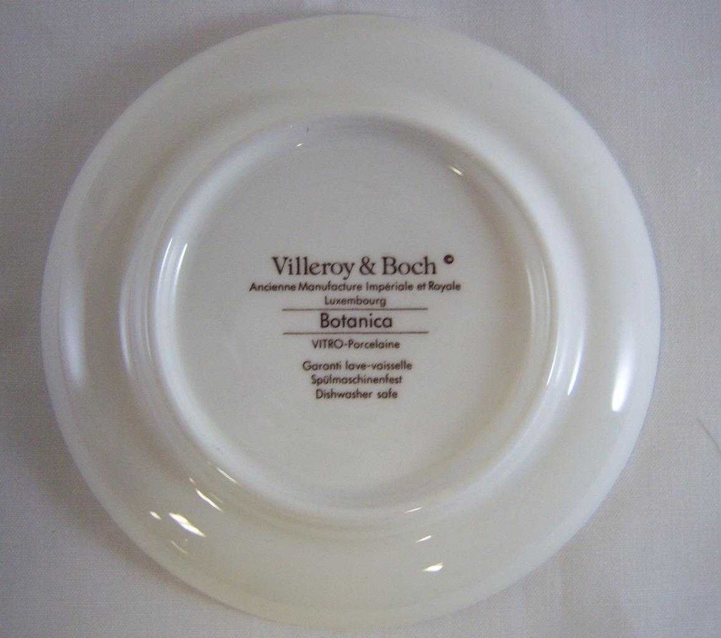 [161025164] Untertasse für Mokka 12 cm Villeroy & Boch Botanica I.Wahl gebraucht - sehr gut Bild 2