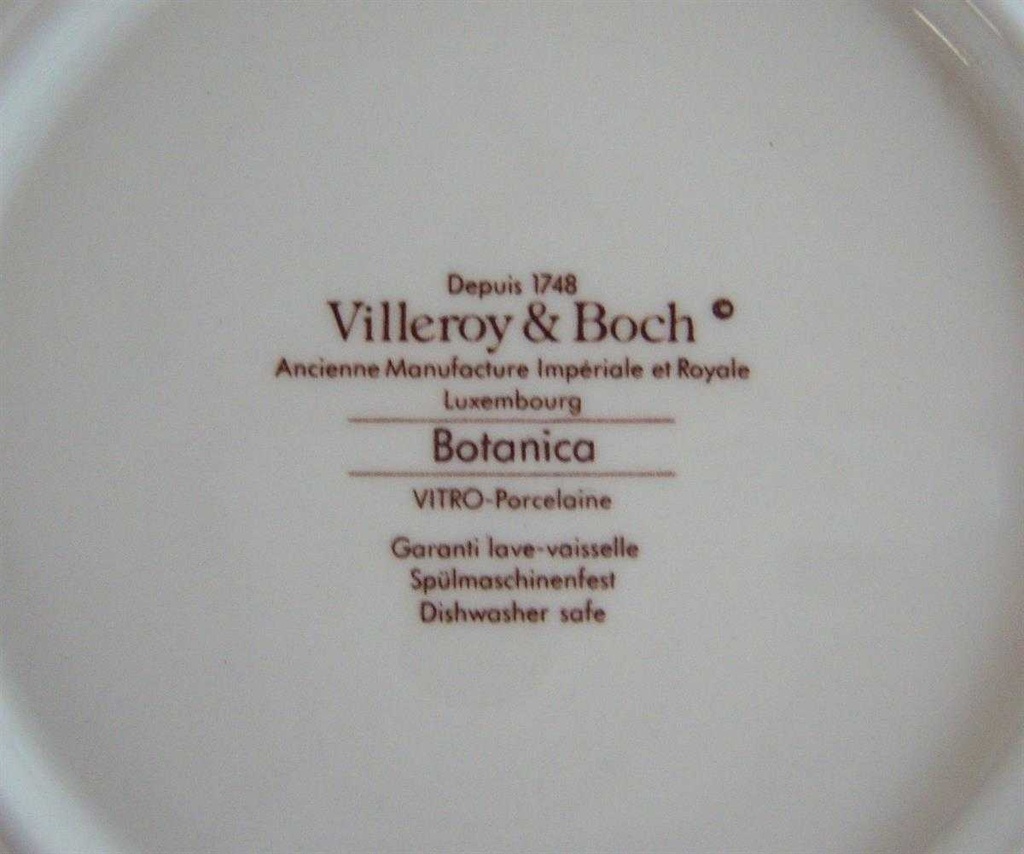 [161025165] Brotteller 17 cm Villeroy & Boch Botanica I.Wahl gebraucht - sehr gut Bild 3