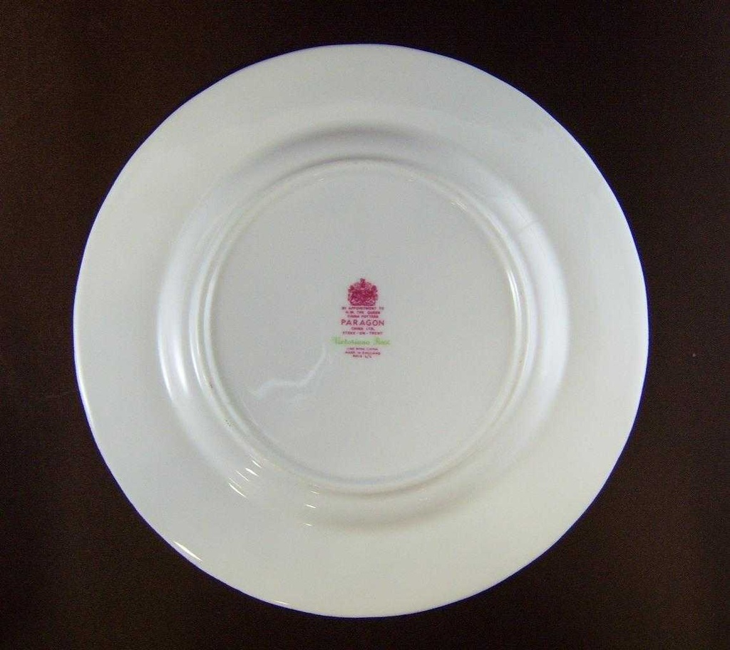 [161025168] Kuchenteller 20,5 cm Paragon Victoriana Rose gebraucht - sehr gut Bild 2