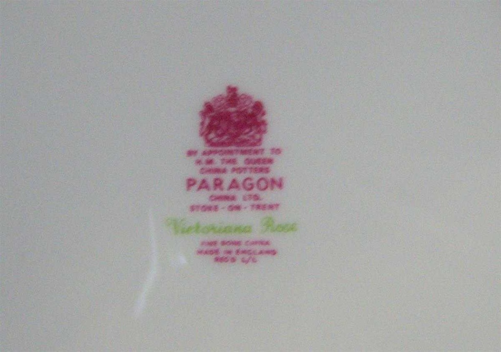 [161025168] Kuchenteller 20,5 cm Paragon Victoriana Rose gebraucht - sehr gut Bild 3