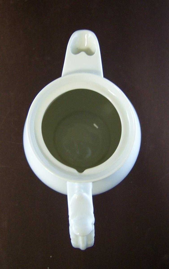 [161028202] Kaffeekanne Kanne 0,9 L Fürstenberg Weiß gebraucht - gut Bild 4