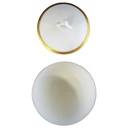 [161028207] Zuckerdose Goldrand Rosenthal Form 2000 Ätzgoldrand mit Rauten 3702 gebraucht - sehr gut Bild 2