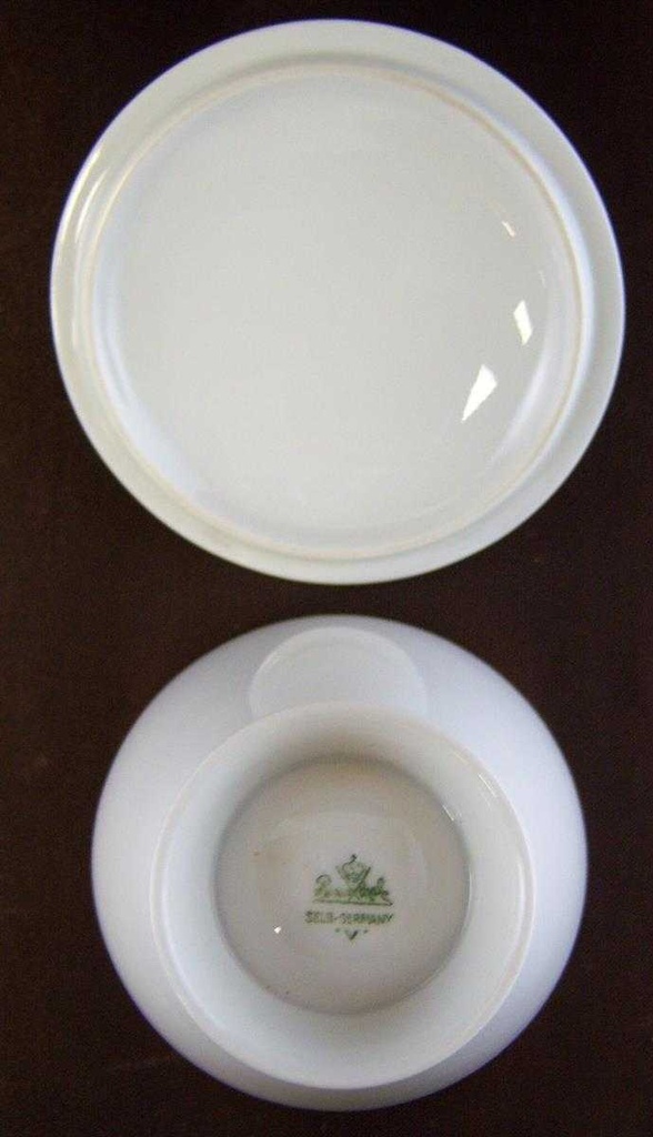 [161028207] Zuckerdose Goldrand Rosenthal Form 2000 Ätzgoldrand mit Rauten 3702 gebraucht - sehr gut Bild 3