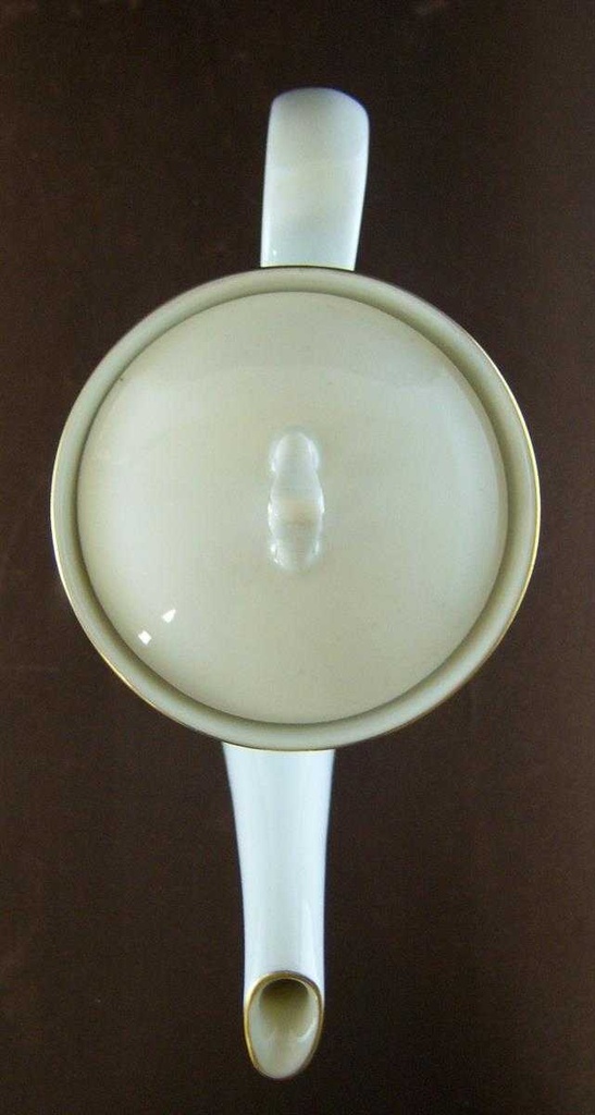 [161028208] Kaffeekanne Goldrand 0,7 L Rosenthal Form 2000 Ätzgoldrand mit Rauten 3702 gebraucht - sehr gut Bild 4