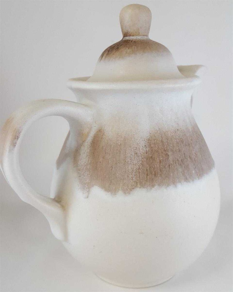 [161028212] Kaffeekanne 1,7 L Silberdistel Fayencen Sahara gebraucht - sehr gut Bild 4