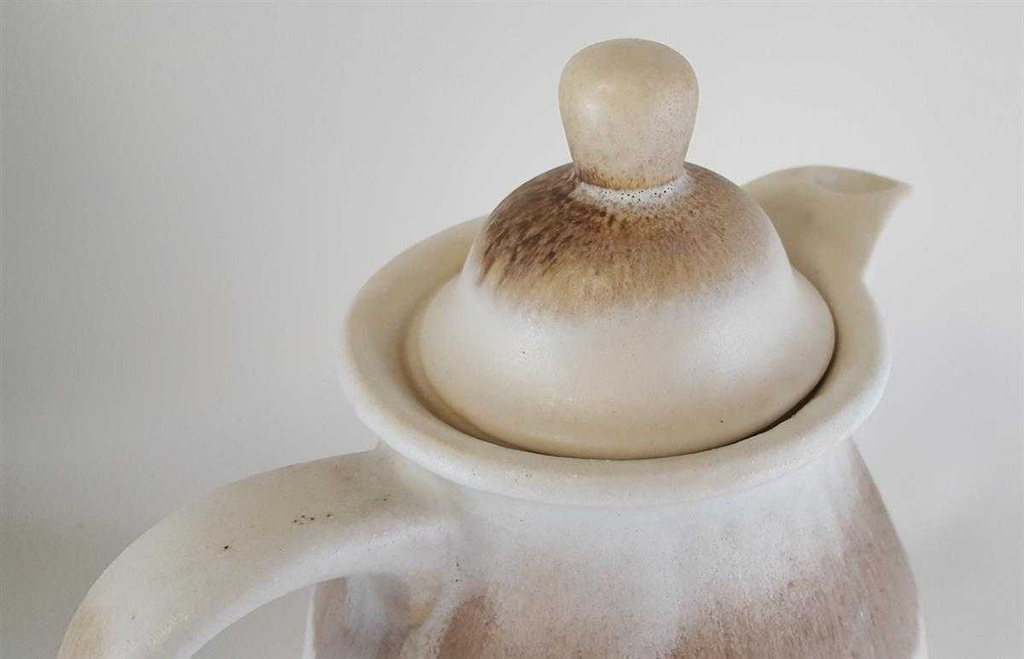 [161028212] Kaffeekanne 1,7 L Silberdistel Fayencen Sahara gebraucht - sehr gut Bild 5